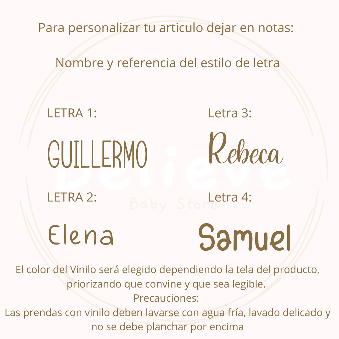 Sobres primera muda TRES tamaños