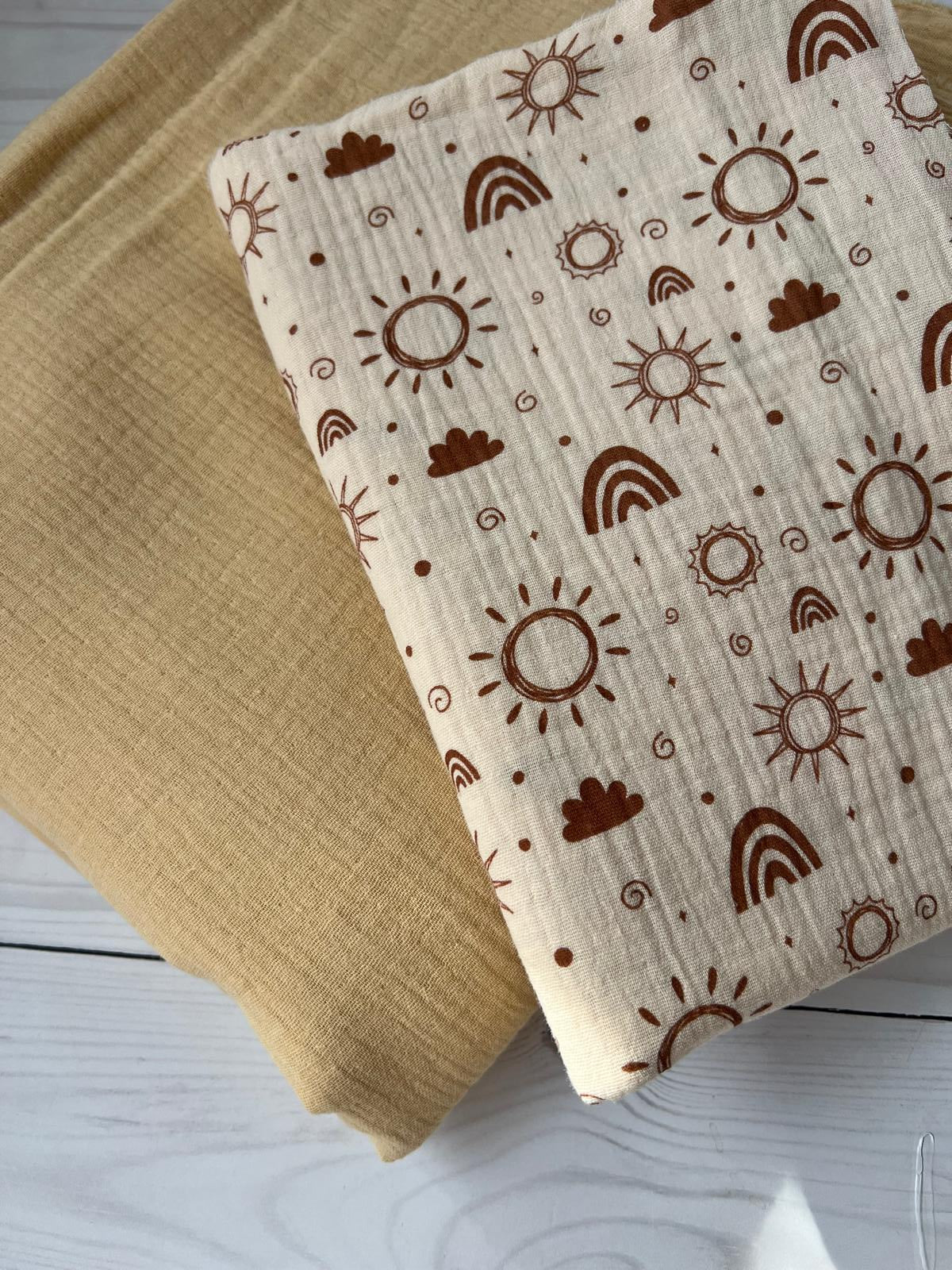 Toalla con capucha delantal