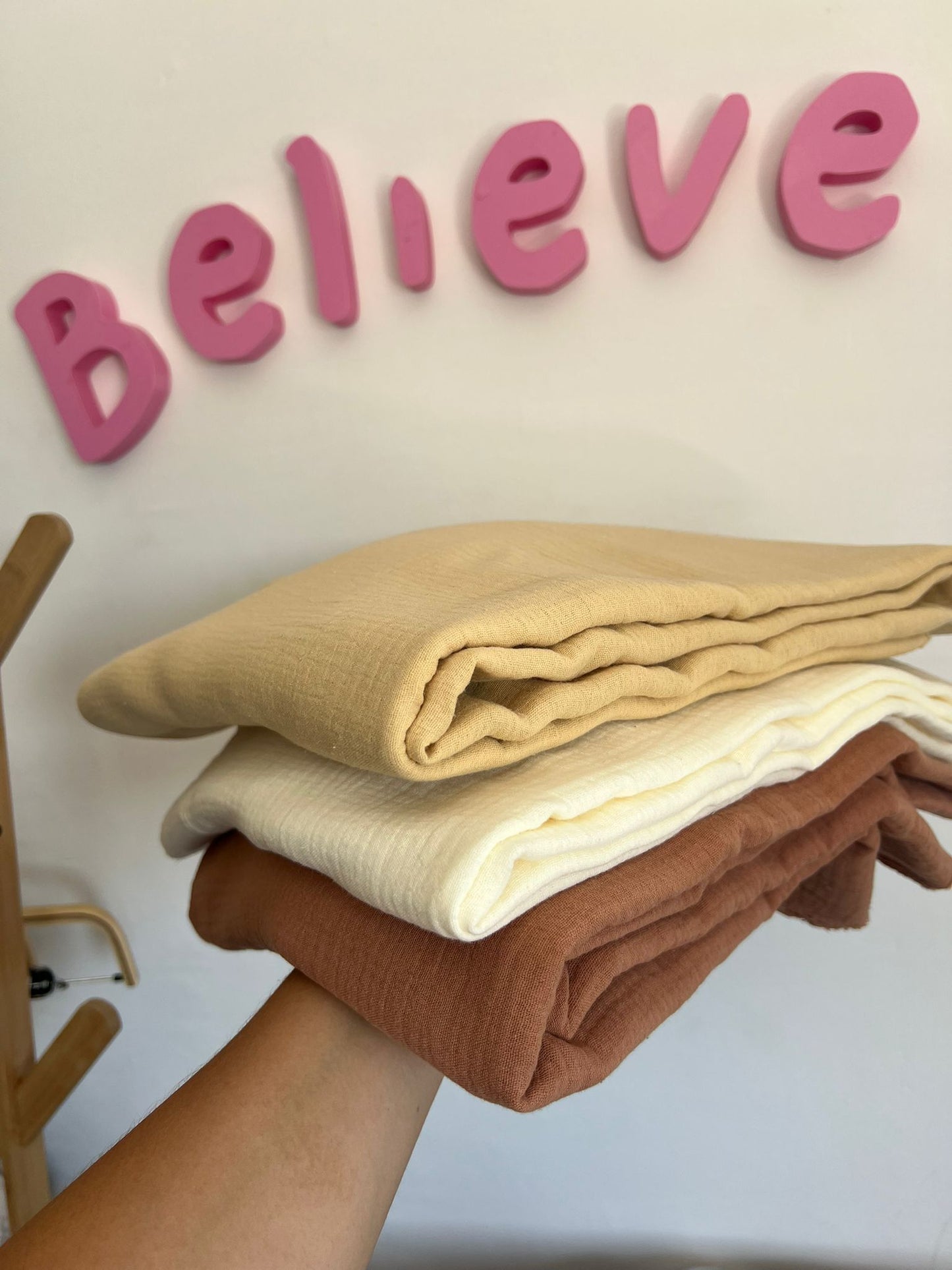 Toalla con capucha 1m x 1m