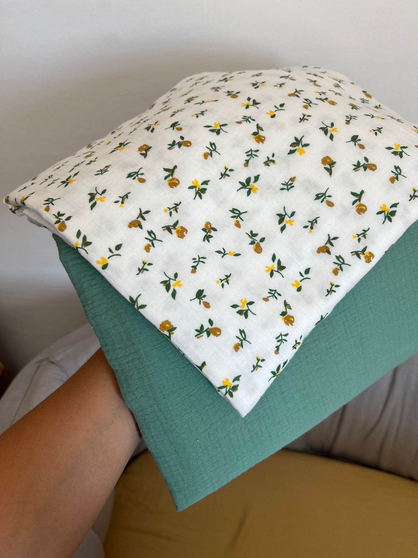 Toalla con capucha delantal